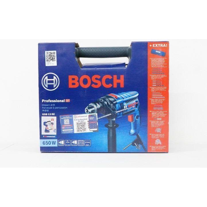 Bosch GSB 13 RE Impact Drill (WRAP) with 100 pcs Accessories 1/2 Bosch GSB 13 RE Impact Drill (WRAP) with 100 pcs Accessories 1/2